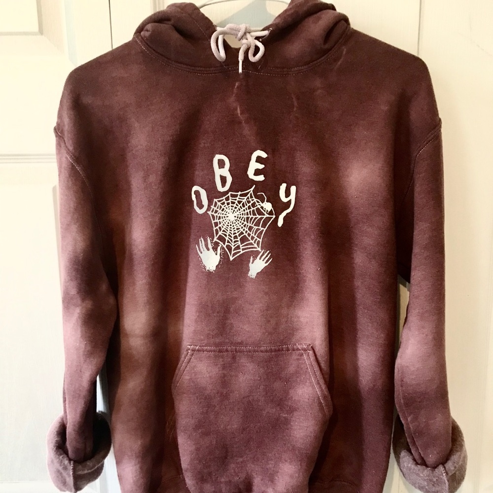 Obey Tie Dye Graphic Hoodie